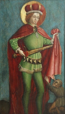 08.Meister der Kematner Schlusssteine, Heiliger Martin, um 1450-70