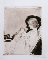 01.Emil Nolde, Ada Nolde, 1906, Radierung
