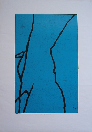 25.Martin Noel, Ohne Titel, 1996, Holzdruck(aus der OEW-Grafiksammlung)