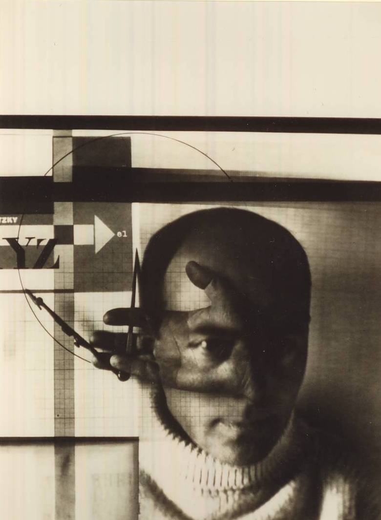 32.El Lissitzky, Der Konstrukteur, 1924, Fotomontage