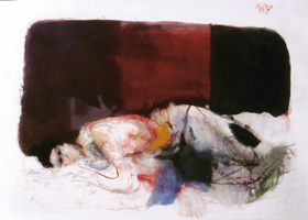 10.Giselbert Hoke, Nudo, 1970, tecnica mista
