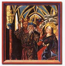 02.Friedrich Pacher, St. Catherine of Alexandria, 2nd half of the 15th century